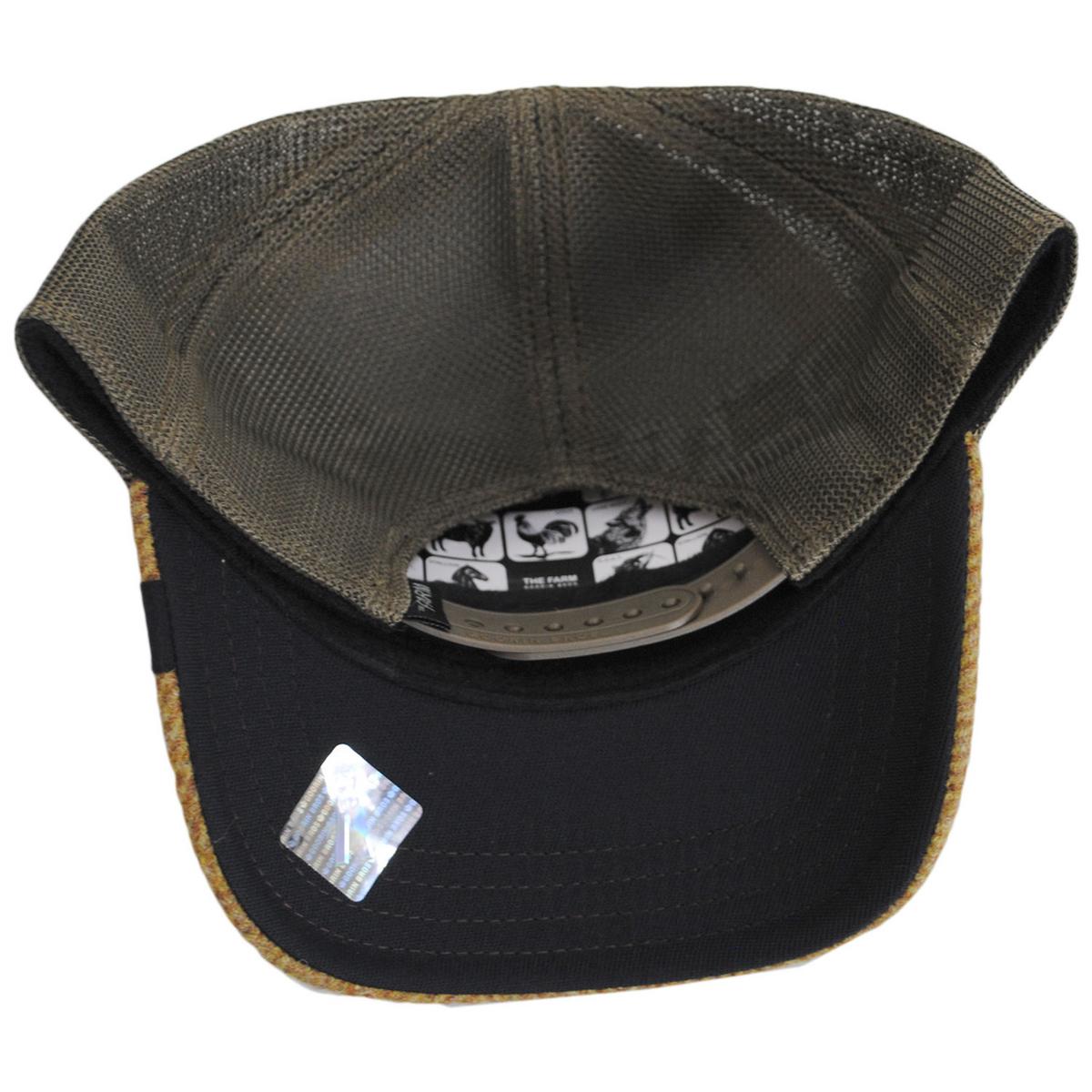 King British Plaid Mesh Trucker Snapback Baseball Cap