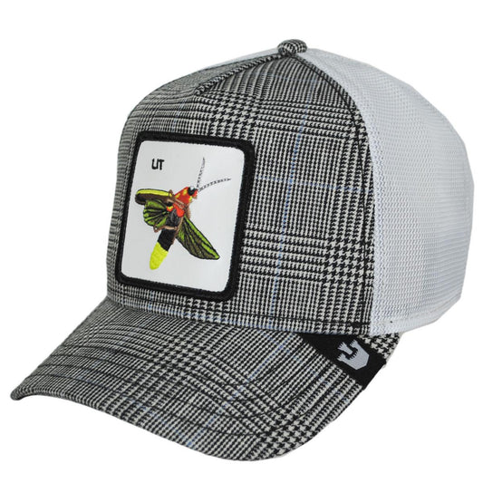 Firefly British Plaid Mesh Trucker Snapback Baseball Cap