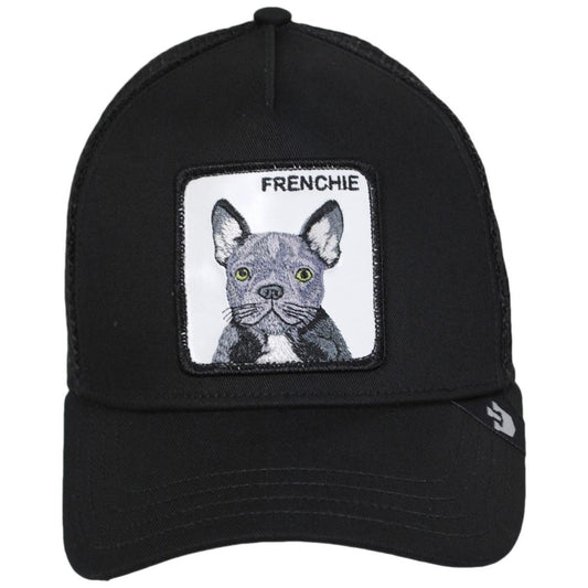 French Frenchie Mesh Trucker Snapback Baseball Cap