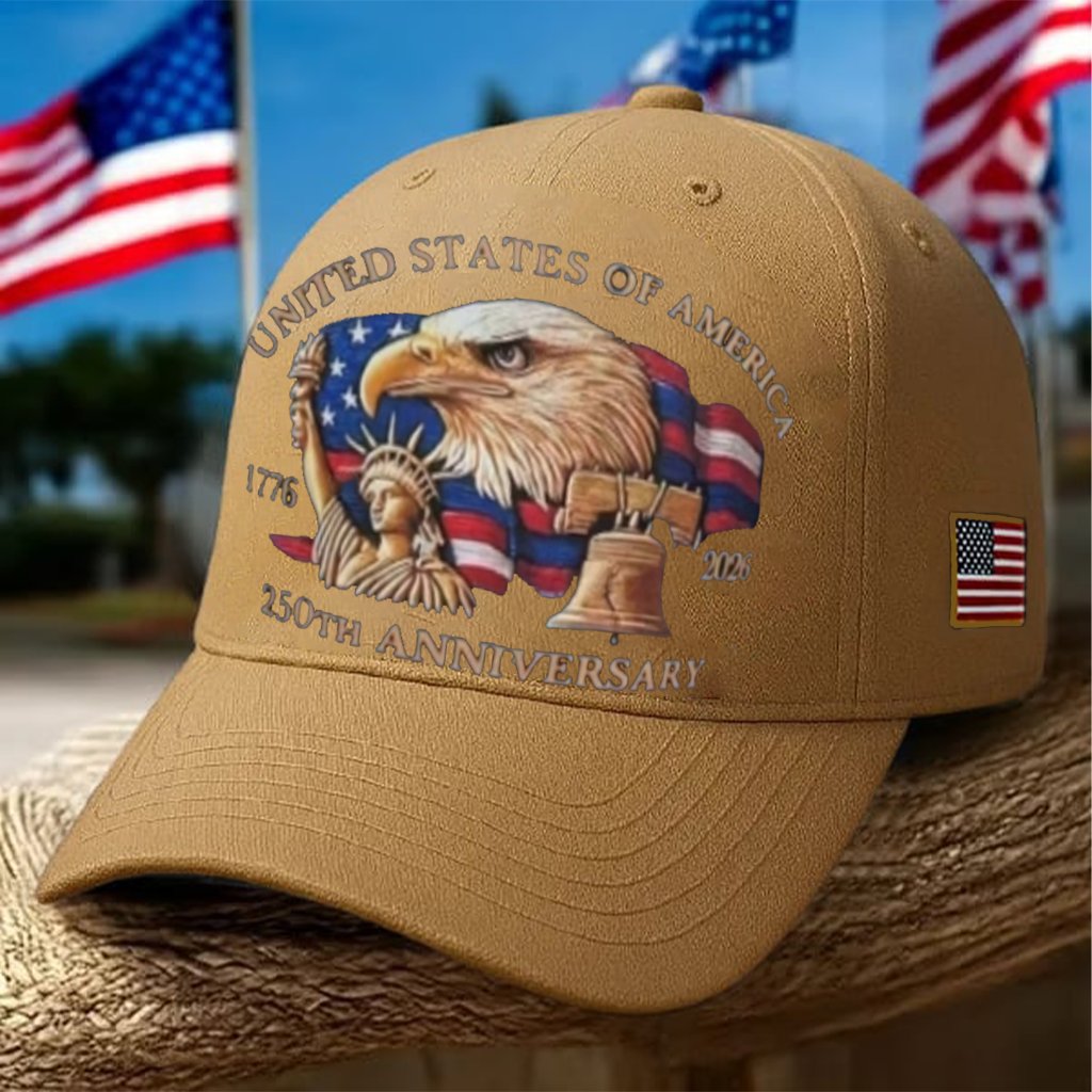 🗽Eagle & Liberty – United States 250th Anniversary Printed Hat🦅(Breathable & Lightweight Comfort & Unisex Fit)