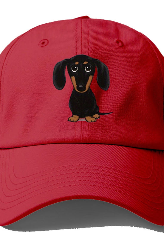 Retro Dachshund Baseball Cap