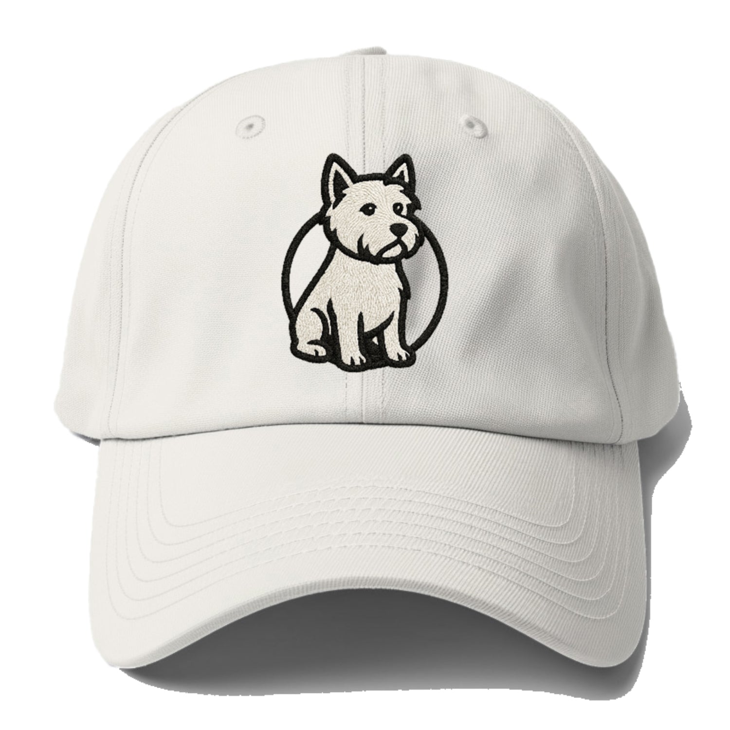 West Highland White Terrier Alert Spirit Baseball Cap