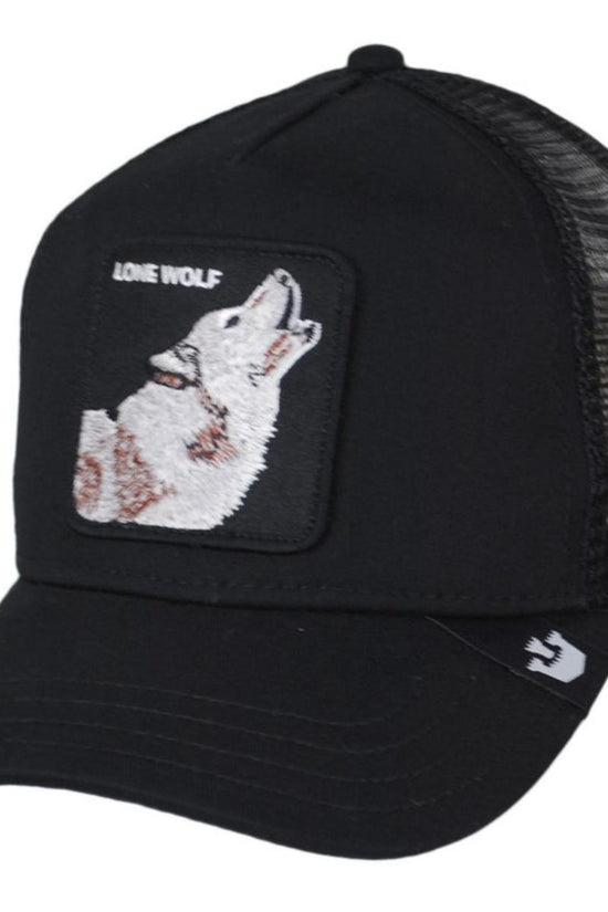 Lone Wolf Mesh Trucker Snapback Baseball Cap