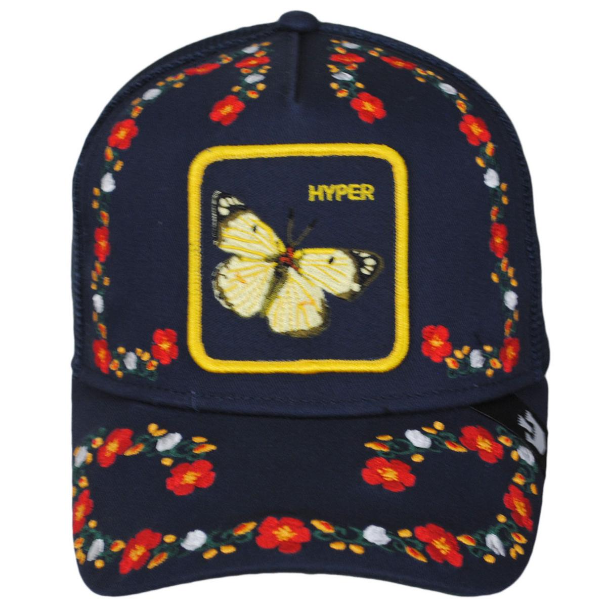 Hyper Floral Mesh Trucker Snapback Baseball Cap