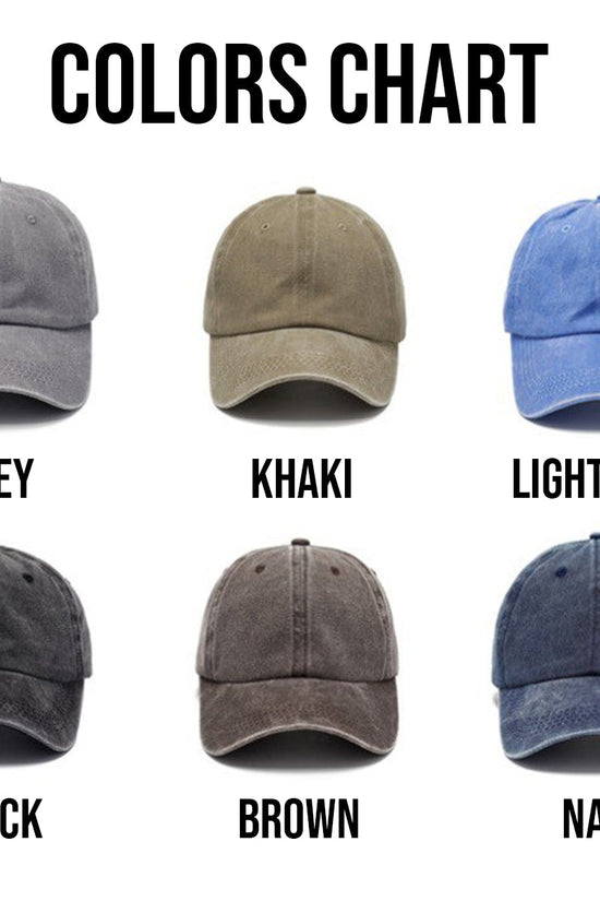 50th Birthday gift Vintage Embroidered Hat for 50th Birthday Born In 1975 Cotton Twill Cap