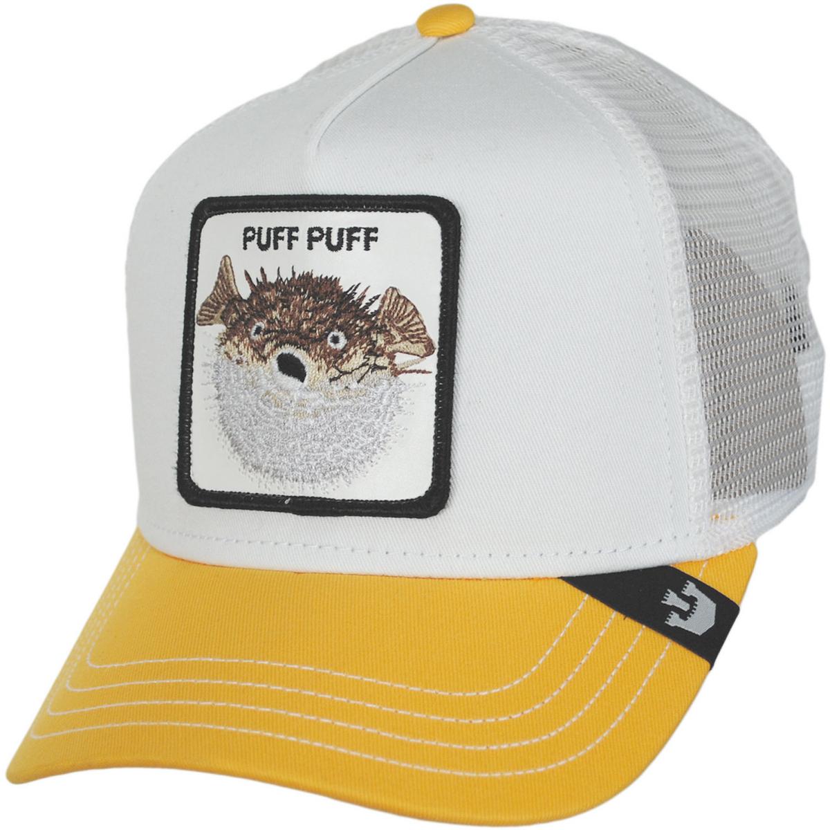 Puff Mesh Trucker Snapback Baseball Cap