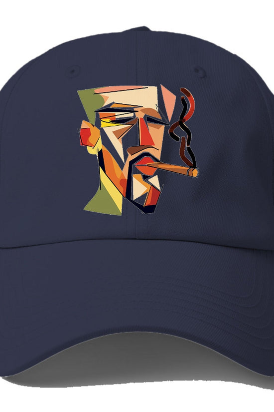 Cigar Cool Abstract Expression Baseball Cap