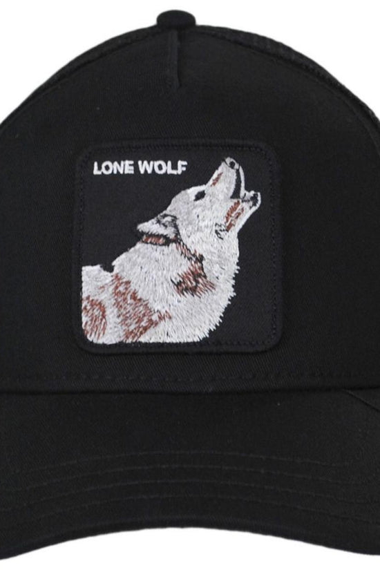 Lone Wolf Mesh Trucker Snapback Baseball Cap