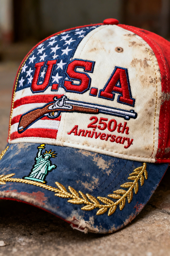 🗽 United States 250th Anniversary Printed Hat🦅(Breathable & Lightweight Comfort & Unisex Fit)