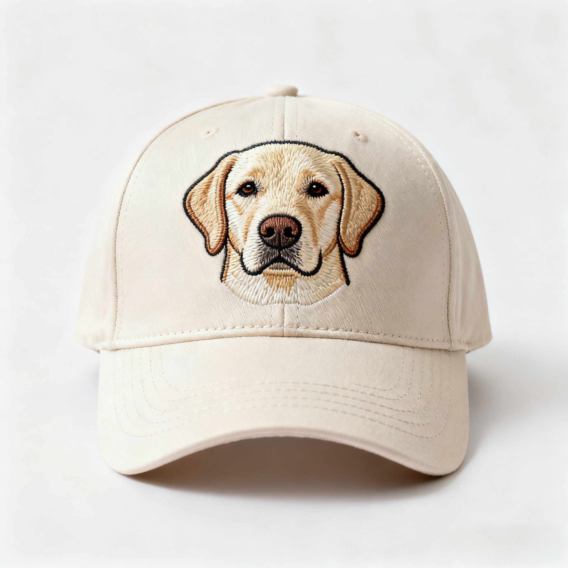 British Countryside Dog Cap - Labrador/Border Collie Embroidered Sun Hat for Dog Lovers