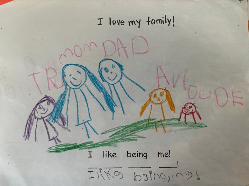 Kids Drawing Baseball Cap Gift for Mothers or Fathers Day Grandma Grandpa Gift Your Kids Artwork on Cotton Dad Hat Custom Embroidered Hat