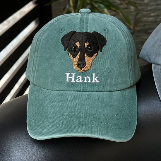 Custom EMBROIDERED Pet Hat Using Pet Photo Personalized Dog Hat Custom Cat Hat Custom Pet Cap Dog Hat Custom Dog Baseball Cap Dog Mom Hat
