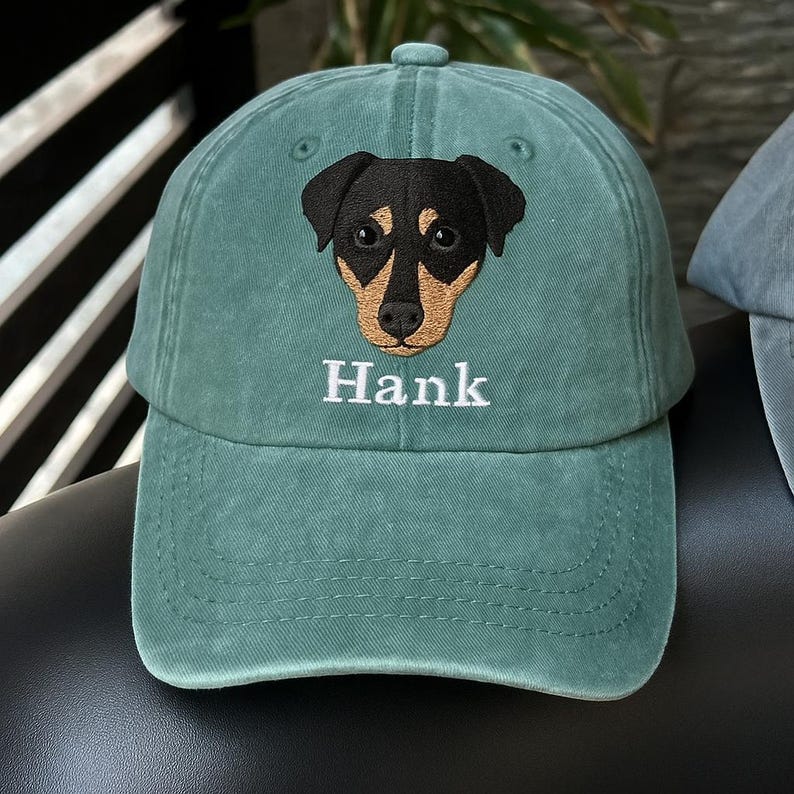 Custom EMBROIDERED Pet Hat Using Pet Photo Personalized Dog Hat Custom Cat Hat Custom Pet Cap Dog Hat Custom Dog Baseball Cap Dog Mom Hat