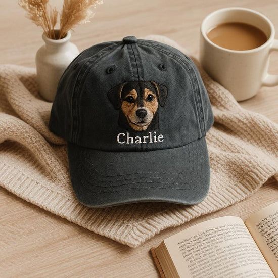 Custom EMBROIDERED Pet Hat Using Pet Photo Personalized Dog Hat Custom Cat Hat Custom Pet Cap Dog Hat Custom Dog Baseball Cap Dog Mom Hat