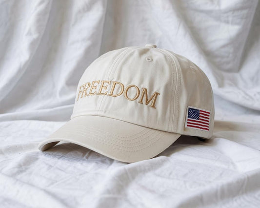 Embroidered Charlie Kirk Freedom Hat, Charlie Kirk Cap, Justice For Charlie Kirk Cap, Patriotic Conservative Apparel Political Activist Hat