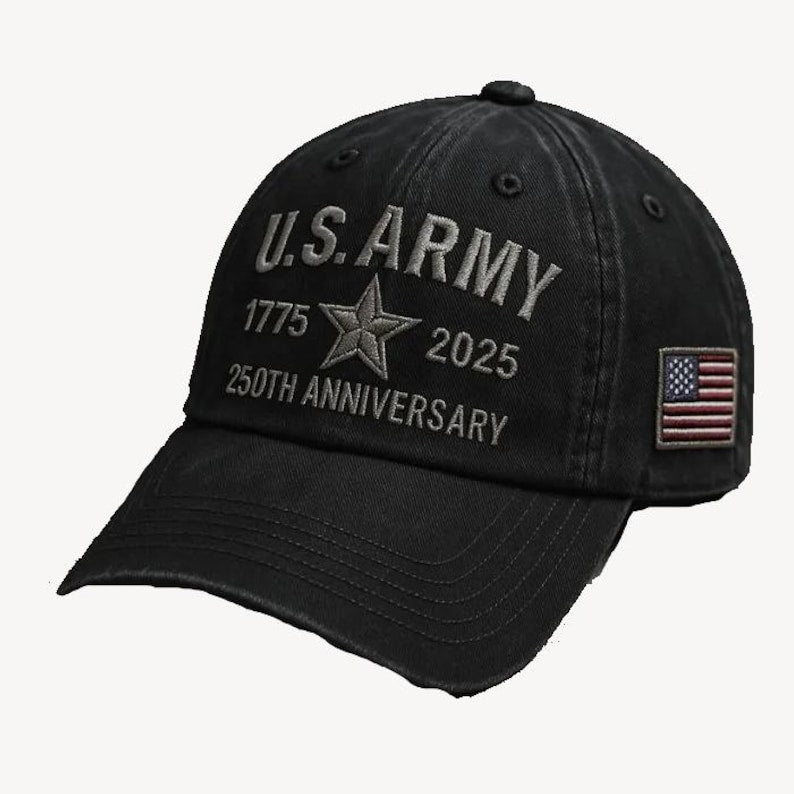250th Anniversary U.S. Army Cap: Patriotic Veteran Gift