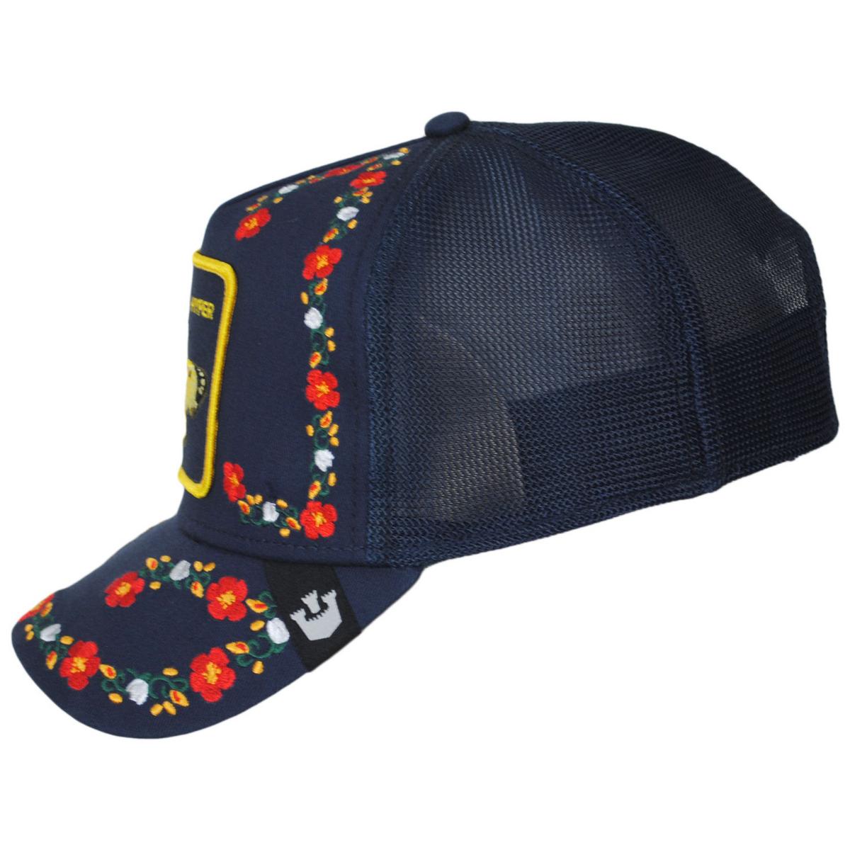 Hyper Floral Mesh Trucker Snapback Baseball Cap