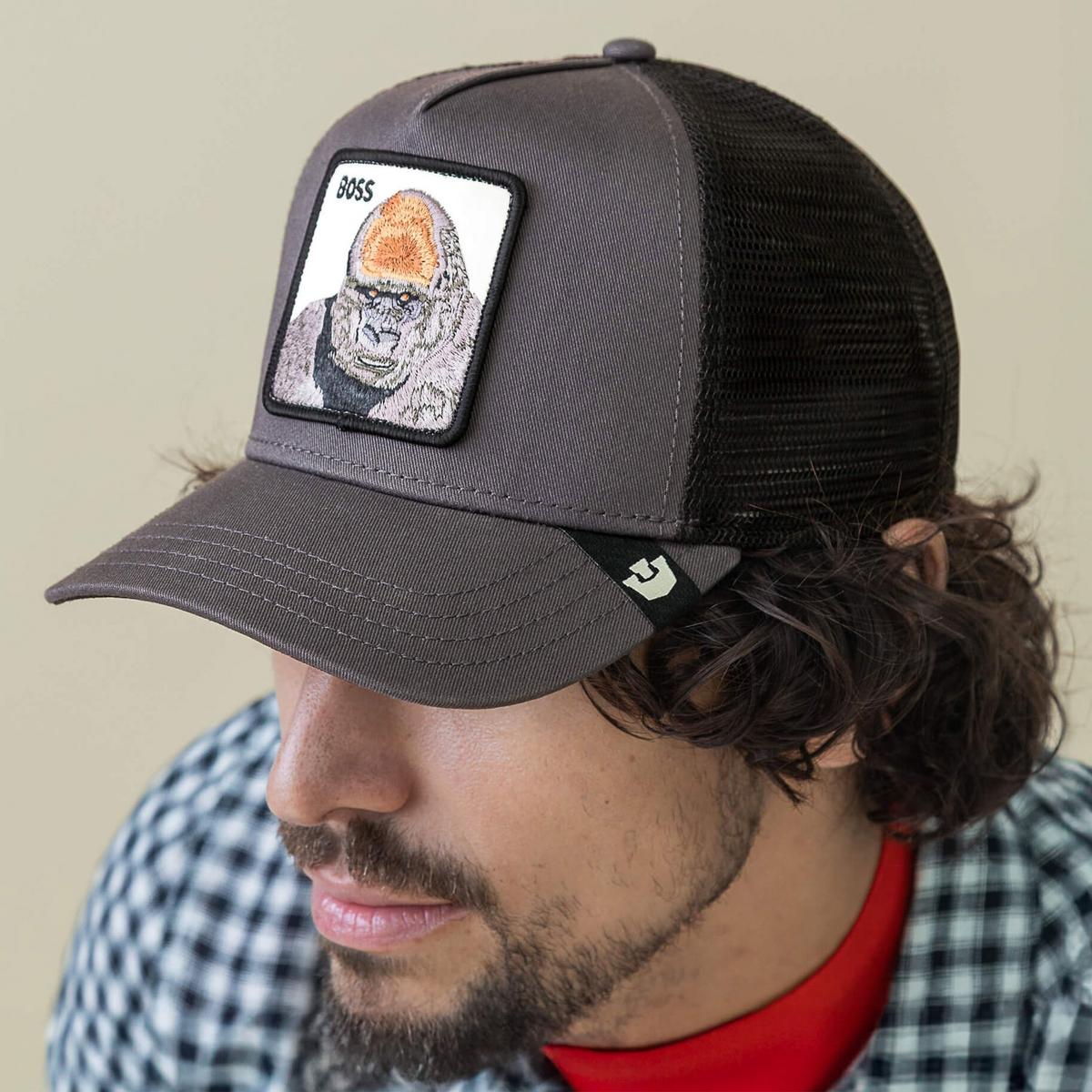 Boss Mesh Trucker Snapback Baseball Cap