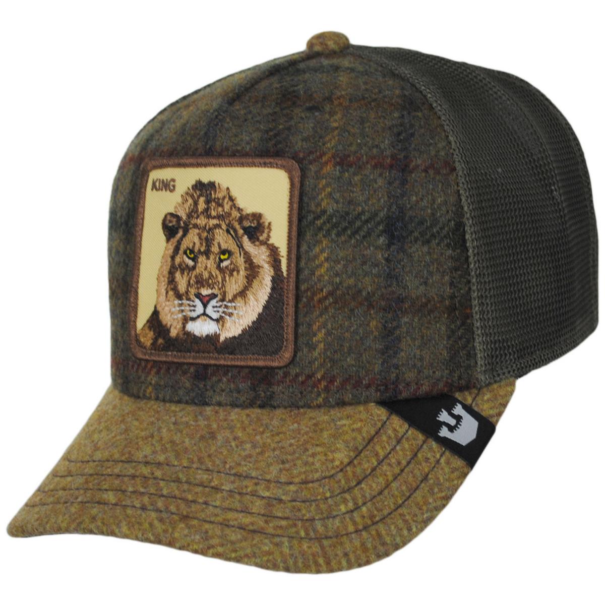 King British Plaid Mesh Trucker Snapback Baseball Cap